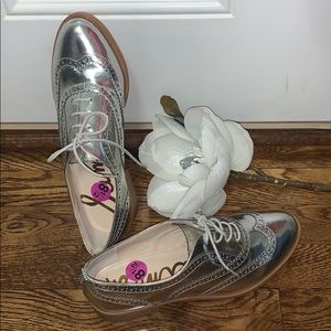 Sam Edelman Chrome Oxfords